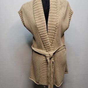 J. Jill Open Front Cardigan With Belt SIZE M